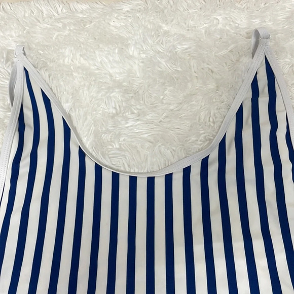 NWT Demi’s Nautical Strip Swimsuit - Picture 2 of 10